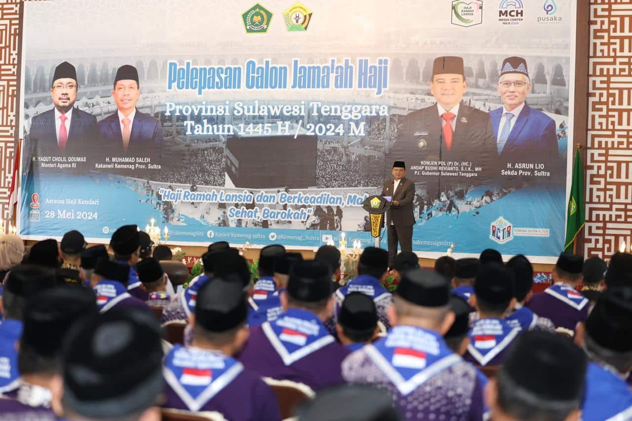 Pj. Gubernur Lepas 2.122 Jamaah Calon Haji Sulawesi Tenggara | NEWS TV Indonesia