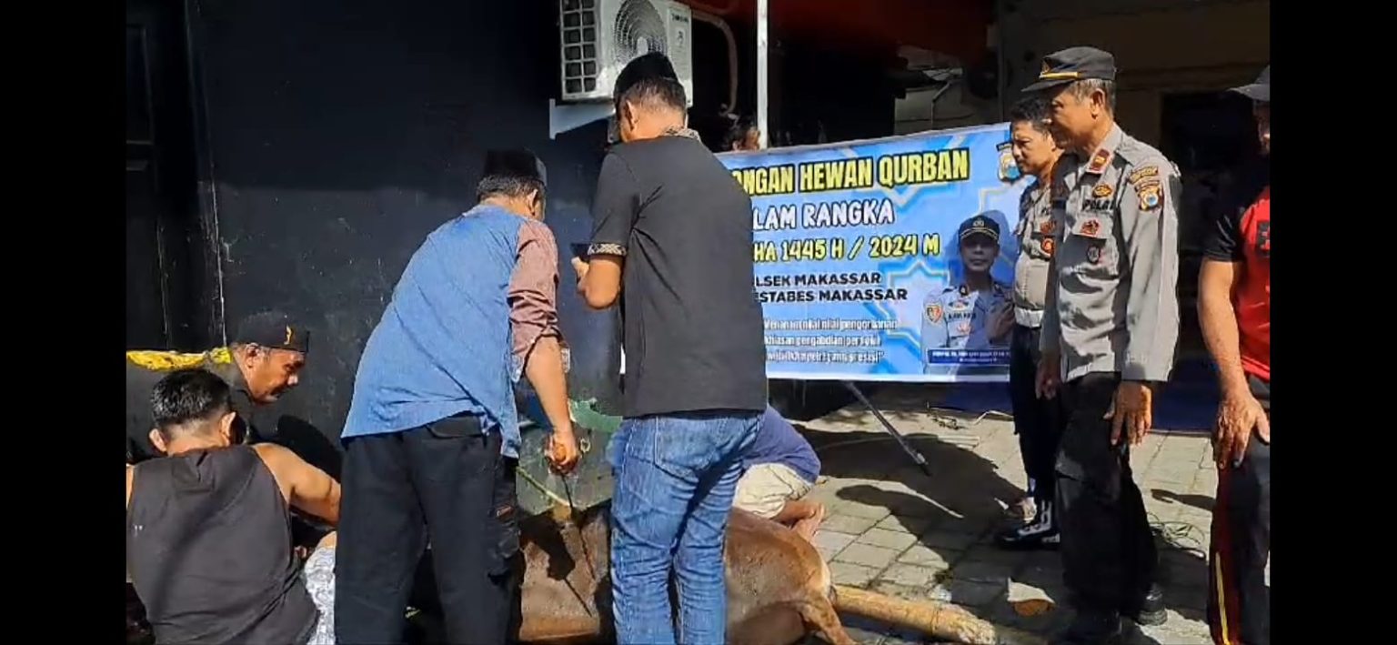 Sambut Hari Raya Idul Adha 1445H/2024 M, Polsek Makassar Menggelar Kegiatan Kurban | NEWS TV Indonesia
