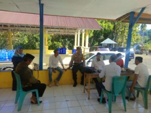 PASCA LEBARAN IDUL ADHA, BHABINKATIBMAS KOORDINASI DAN SILATURAHMI DENGAN PEMERINTAH DESA