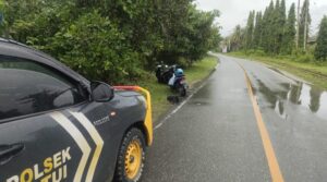 Polisi Gerak Cepat ke TKP Lakalantas di Batui, Pengendara Mobil Melarikan Diri