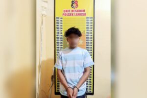 Polres Langsa Amankan Terduga Pengniaya Warga