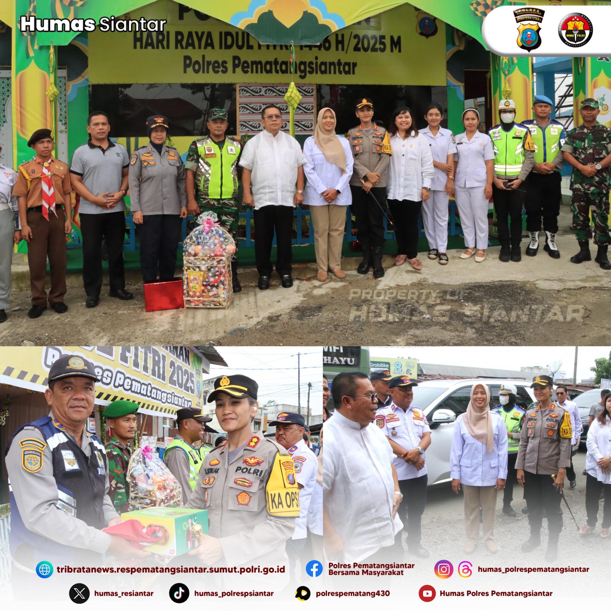Ops Ketupat Toba 2025, Kapolres Pematangsiantar Tinjau Pos Pam Dan Pos Yan Bareng Forkopimda | NEWS TV Indonesia