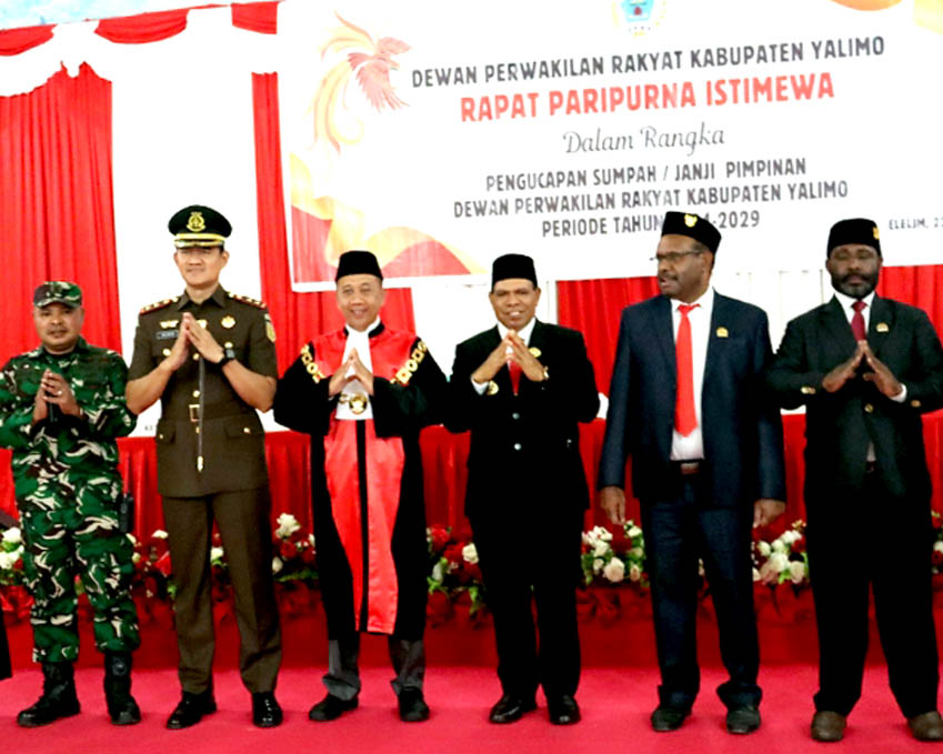 DPR Kabupaten Yalimo Menggelar Rapat Paripurna Istimewa Sumpah Pimpinan | NEWS TV Indonesia