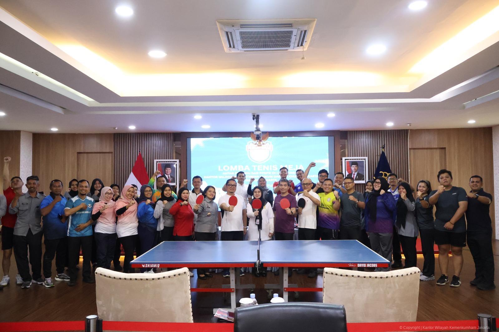 Turnamen Tenis Meja Semarakkan Peringatan Hari Pengayoman ke-80 di Kanwil Kemenkum DK Jakarta | NEWS TV Indonesia