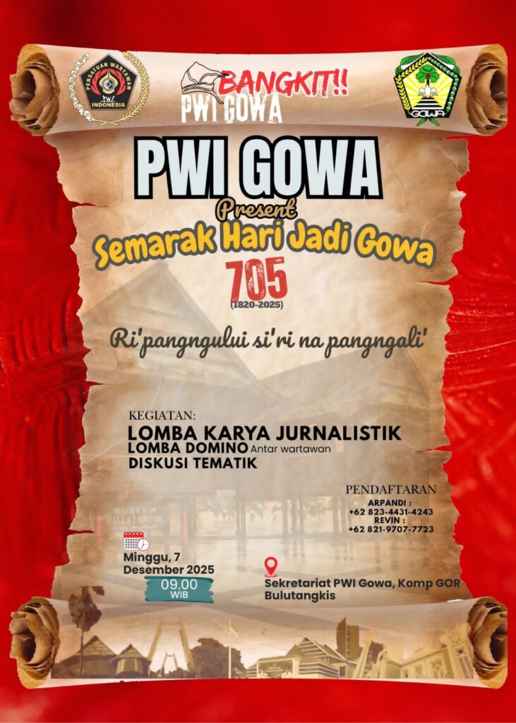Hari Jadi Gowa ke-705, PWI Hadirkan Lomba Jurnalistik hingga Diskusi Tematik | NEWS TV Indonesia