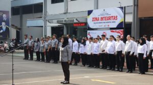 Kanwil Kemenkum DK Jakarta Gelar Apel Pagi: Pembina Tekankan Pentingnya Pencapaian Target Kinerja