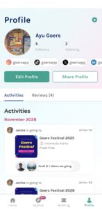 The More, the Merrier! Yuk, Kenalan Sama Fitur Following-nya Goers
