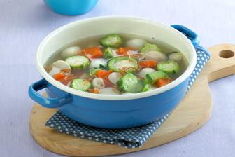 Sup Oyong Telur Puyuh - Menu Sahur Simple