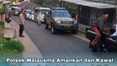 Polsek Malausma Amankan dan Kawal Keberangkatan Calon Jemaah Haji