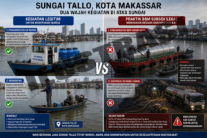 Tajuk Rencana: Kabut Informasi Terkait Aktivitas di Sungai Tallo, Ujian Integritas Media