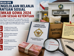 Laporan BPK Ungkap Sejumlah Ketidaksesuaian Penyaluran Bansos di Kabupaten Gowa