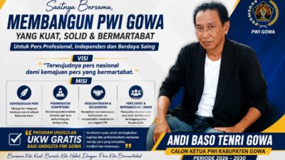 Andi Baso Tenri Gowa Nyatakan Siap Bertarung Pada Pemilihan Ketua PWI Gowa