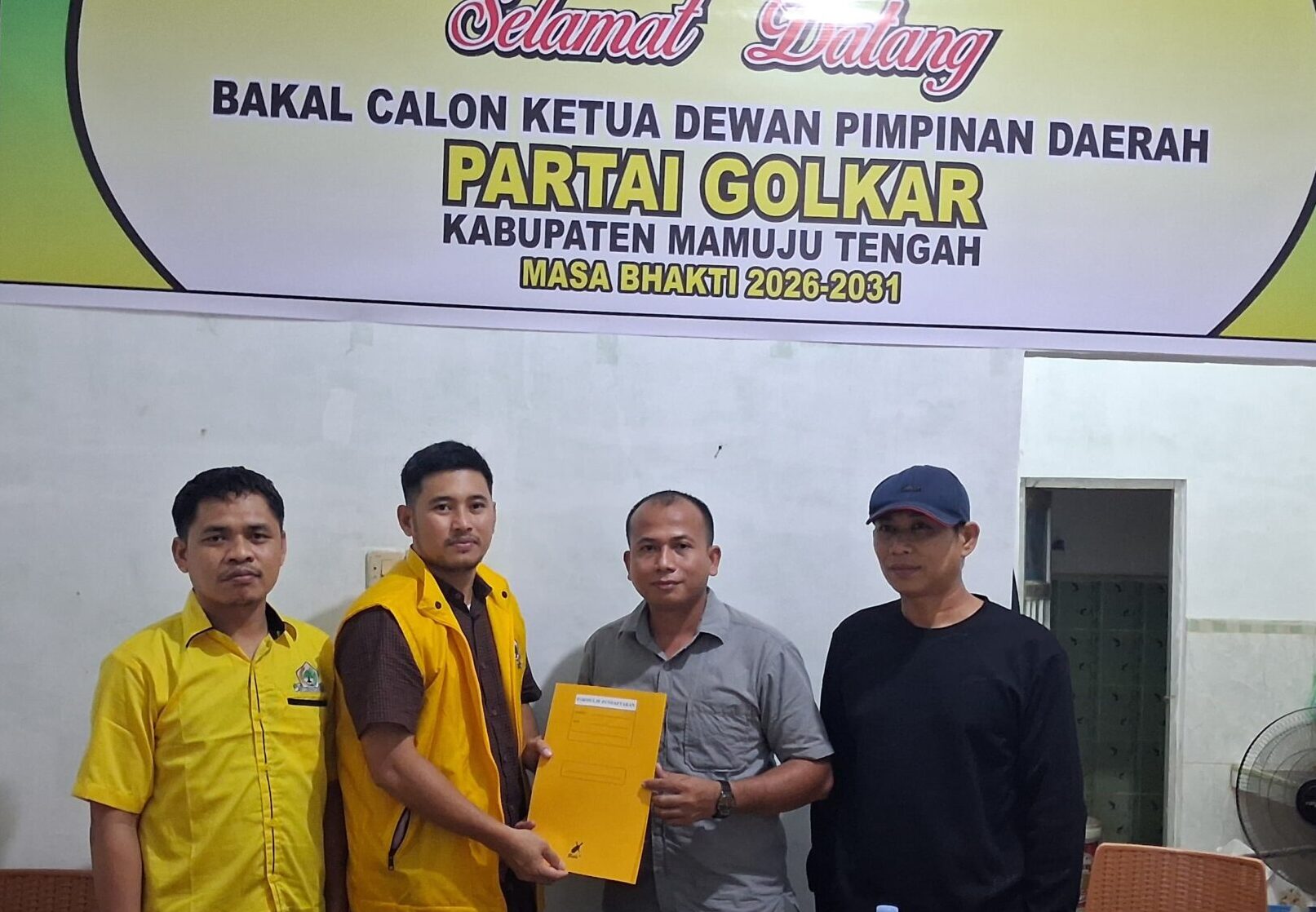 H Andi Irwan ST, Siap Maju dalam Bursa Bakal Calon Ketua DPD Golkar Mamuju Tengah