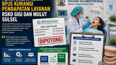 Pemotongan Klaim BPJS Kurangi Pendapatan Layanan RSKD Gigi dan Mulut Sulsel