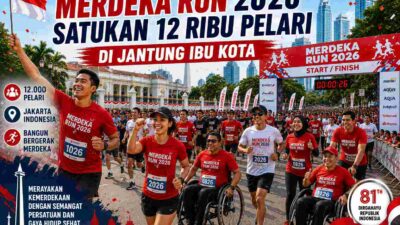 Merdeka Run 2026 Satukan 12 Ribu Pelari di Jantung Ibu Kota