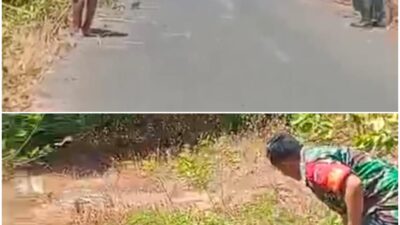 Organisasi Siri' Na Pacce Gelar Gotong Royong Bersama Babinsa Bersihkan Pinggir Jalan di Dusun Bontojai