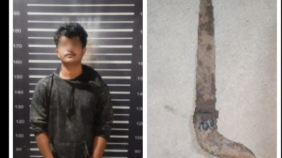 Diduga Ancam Anggota Polisi Pakai Badik dan Rusak Mobil, Pria 24 Tahun Diamankan Resmob Bantaeng