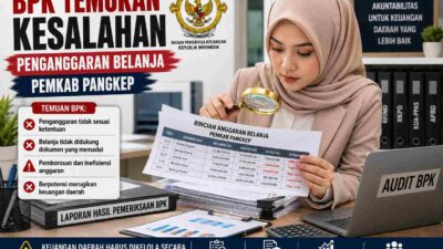 BPK Temukan Kesalahan Penganggaran Belanja Pemkab Pangkep Rp13,77 Miliar