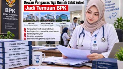 Pengangkatan dan Pembayaran Honor Dewan Pengawas Tiga Rumah Sakit Sulsel, Jadi Temuan BPK