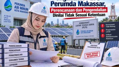 Perencanaan dan Pengendalian Pengadaan PLTS Perumda Makassar Dinilai Tidak Sesuai Ketentuan