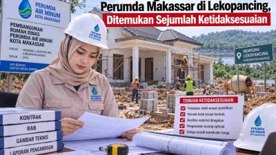 Pembangunan Rumah Dinas Perumda Makassar di Lekopancing BPK Temukan Sejumlah Ketidaksesuaian
