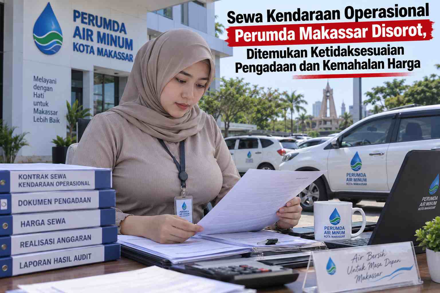 Sewa Kendaraan Operasional Perumda Makassar Jadi Temuan BPK
