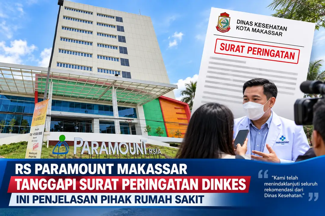 RS Paramount Makassar Tindaklanjuti Empat Rekomendasi Dinkes dan Klarifikasi Kasus Pasien Meninggal